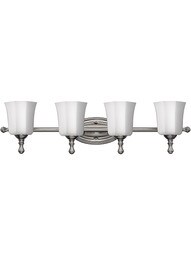 Shelly 4-Light Sconce With Opal-Glass Shades